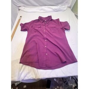 Gander Mountain Guide Series Vented Button Up Outdoor Shirt Women's Size L Prior